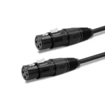 1ft XLR female to XLR female Cable